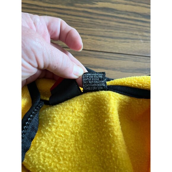 Pro Spirit yellow black trim three quarter zip pullover jacket size XL - Picture 4 of 4